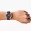 Grant Chronograph Navy läderklocka Grant Chronograph Navy läderklocka