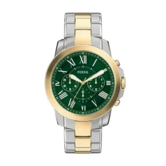 Grant Chronograph tvåfärgad rostfri stålklocka