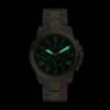 Grant Chronograph tvåfärgad rostfri stålklocka Grant Chronograph tvåfärgad rostfri stålklocka