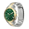 Grant Chronograph tvåfärgad rostfri stålklocka Grant Chronograph tvåfärgad rostfri stålklocka