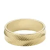 Harlow Linear Texture guldfärgad ring i rostfritt stål Harlow Linear Texture guldfärgad ring i rostfritt stål