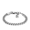 Harlow Linear Texture kedjearmband i rostfritt stål