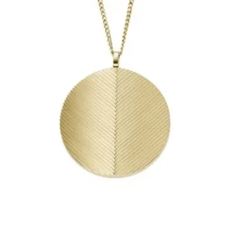 Harlow Locket Collection Guldfärgat rostfritt stål hänge halsband