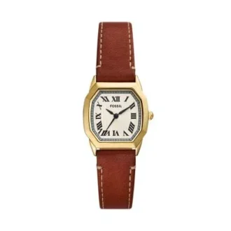 Harlow trevisare mediumbrunt läderarmband