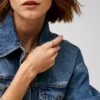 Hazel Classic Glitz guldfärgad ring i mässing