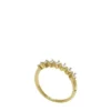 Hazel Classic Glitz guldfärgad ring i mässing