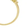 Hazel Classic Glitz guldfärgad ring i mässing