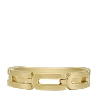Heritage D-Link Chain guldfärgad rostfri bandring