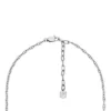 Heritage D-Link Glitz rostfritt stålkedja tennis halsband Heritage D-Link Glitz rostfritt stålkedja tennis halsband