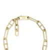 Heritage D-Link guldfärgat rostfritt stålkedjehalsband Heritage D-Link guldfärgat rostfritt stålkedjehalsband