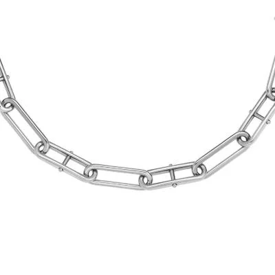 Heritage D-Link rostfritt stålkedjehalsband Heritage D-Link rostfritt stålkedjehalsband