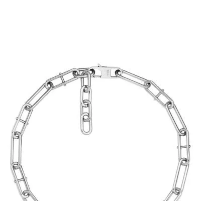 Heritage D-Link rostfritt stålkedjehalsband Heritage D-Link rostfritt stålkedjehalsband