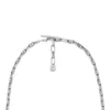Heritage D-Link silverfärgat mässingskedjehalsband Heritage D-Link silverfärgat mässingskedjehalsband