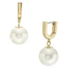 Heritage Pearl D-Link guldfärgade örhängen i rostfritt stål Heritage Pearl D-Link guldfärgade örhängen i rostfritt stål