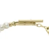 Heritage Pearl D-Link guldfärgat armband i rostfritt stål