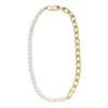 Heritage Pearl D-Link guldfärgat rostfritt stålkedjehalsband Heritage Pearl D-Link guldfärgat rostfritt stålkedjehalsband