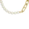 Heritage Pearl D-Link guldfärgat rostfritt stålkedjehalsband Heritage Pearl D-Link guldfärgat rostfritt stålkedjehalsband