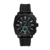 Machine Chronograph Svart silikonklocka Machine Chronograph Svart silikonklocka