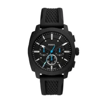Machine Chronograph Svart silikonklocka Machine Chronograph Svart silikonklocka