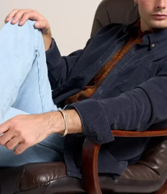 Maskintryckt textur Tvåfärgat armband i rostfritt stål med räfflad yta Maskintryckt textur Tvåfärgat armband i rostfritt stål med räfflad yta