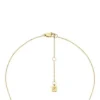 Merrit Classic Mother-of-Pearl guldfärgat rostfritt stål hänge halsband Merrit Classic Mother-of-Pearl guldfärgat rostfritt stål hänge halsband