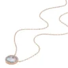 Merrit Classic Pärlemor Rose Gold-Tone Rostfritt stål Hänge Halsband Merrit Classic Pärlemor Rose Gold-Tone Rostfritt stål Hänge Halsband
