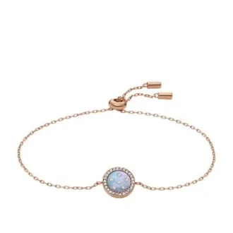 Merrit Classic Pärlemor Roséguldfärgat rostfritt stål Armband