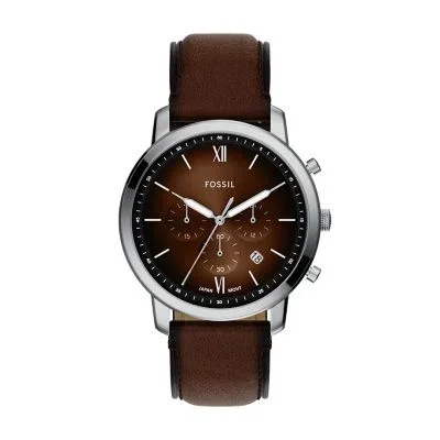 Neutra Chronograph brun läderklocka Neutra Chronograph brun läderklocka