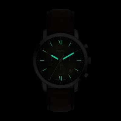 Neutra Chronograph brun läderklocka Neutra Chronograph brun läderklocka