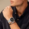 Neutra Chronograph rostfritt stål mesh klocka och armband box set