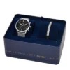 Neutra Chronograph rostfritt stål mesh klocka och armband box set