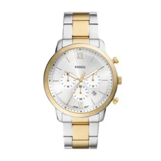 Neutra Chronograph tvåfärgad rostfri stålklocka