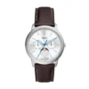Neutra Moonphase multifunktionsklocka i brunt läder Neutra Moonphase multifunktionsklocka i brunt läder