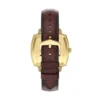 Nick Jonas x Fossil Machine Luxe Blue Vignette trevisare brun krokodilläderklocka Nick Jonas x Fossil Machine Luxe Blue Vignette trevisare brun krokodilläderklocka