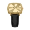 Nick Jonas x Fossil Machine Luxe trevisare svart krokodilläderklocka Nick Jonas x Fossil Machine Luxe trevisare svart krokodilläderklocka