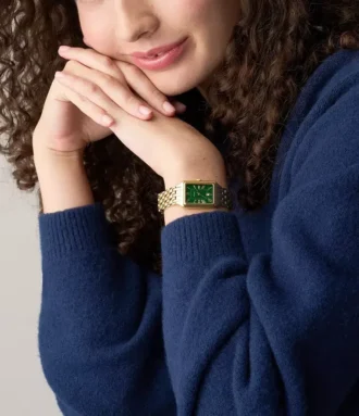 Raquel trevisare guldfärgad rostfri klocka Raquel trevisare guldfärgad rostfri klocka