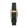 Raquel trevisare med datum, grön Croco LiteHide™ läderklocka Raquel trevisare med datum, grön Croco LiteHide™ läderklocka