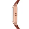 Raquel trevisare med datum, mellangebrunt läderarmband och armbandsset Raquel trevisare med datum, mellangebrunt läderarmband och armbandsset