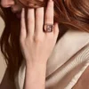 Raquel Watch Ring Tvåvisare Roséguldfärgat rostfritt stål Raquel Watch Ring Tvåvisare Roséguldfärgat rostfritt stål