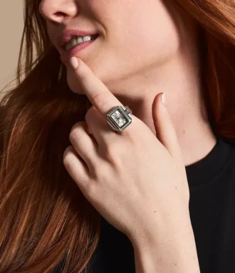 Raquel Watch Ring Tvåvisare Rostfritt stål