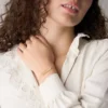 Sadie guldfärgat ID-armband i rostfritt stål Sadie guldfärgat ID-armband i rostfritt stål