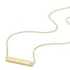 Sadie guldfärgat ID-halsband i rostfritt stål Sadie guldfärgat ID-halsband i rostfritt stål