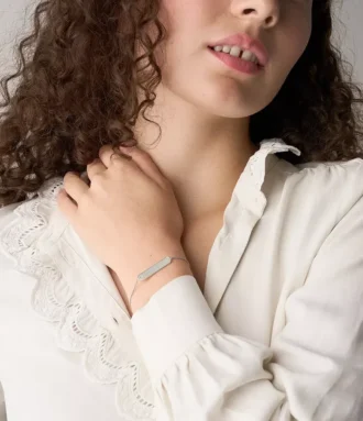 Sadie ID-armband i rostfritt stål