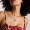 Sagittarius Sutton Zodiac guldfärgat rostfritt stål lila ametist hänge halsband Sagittarius Sutton Zodiac guldfärgat rostfritt stål lila ametist hänge halsband