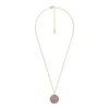 Sagittarius Sutton Zodiac guldfärgat rostfritt stål lila ametist hänge halsband Sagittarius Sutton Zodiac guldfärgat rostfritt stål lila ametist hänge halsband