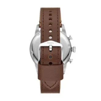 Sport Tourer Chronograph brun läderklocka