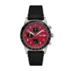 Sport Tourer Chronograph svart läderklocka Sport Tourer Chronograph svart läderklocka