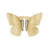 Sutton Butterfly-kollektionen Guldtonad rostfri mittring Sutton Butterfly-kollektionen Guldtonad rostfri mittring