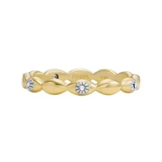 Sutton Evil Eye guldfärgad ring i rostfritt stål Sutton Evil Eye guldfärgad ring i rostfritt stål