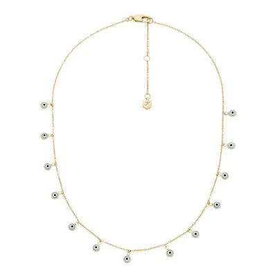 Sutton Evil Eye-halsband i mässing Sutton Evil Eye-halsband i mässing